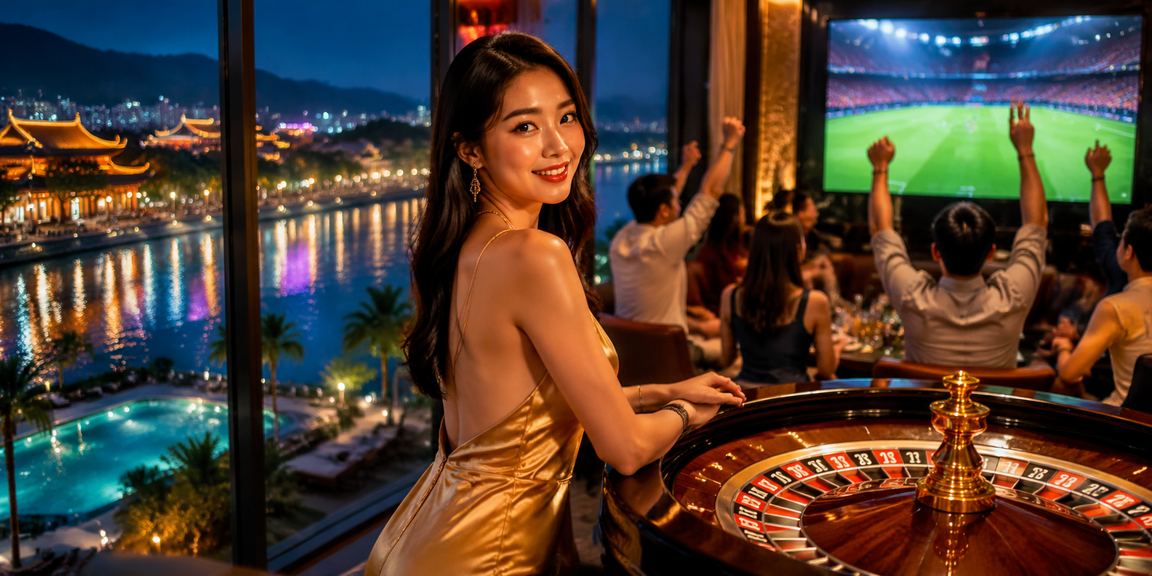 Người mẫu Việt Nam tại Huế tham gia bàn roulette casino với không khí sôi động